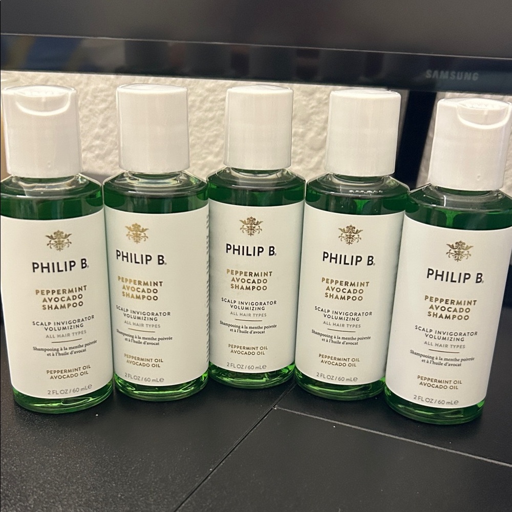 Philip B Peppermint Avocado Shampoo Set of 5